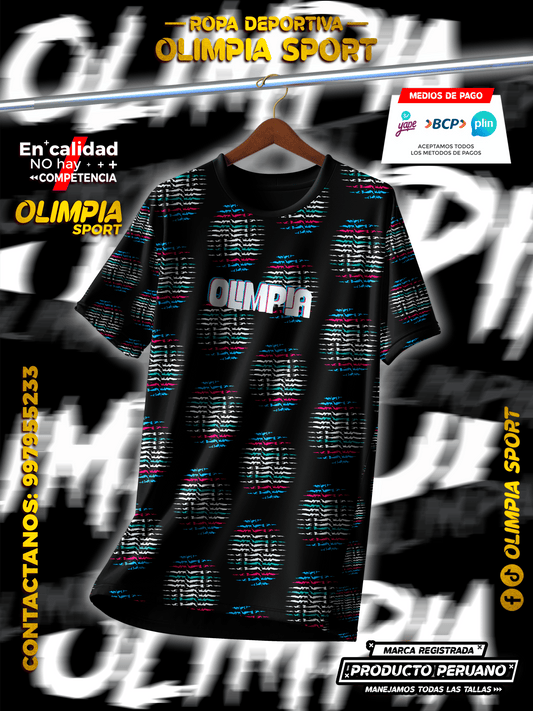 GLITCH BLACK - OLIMPIA